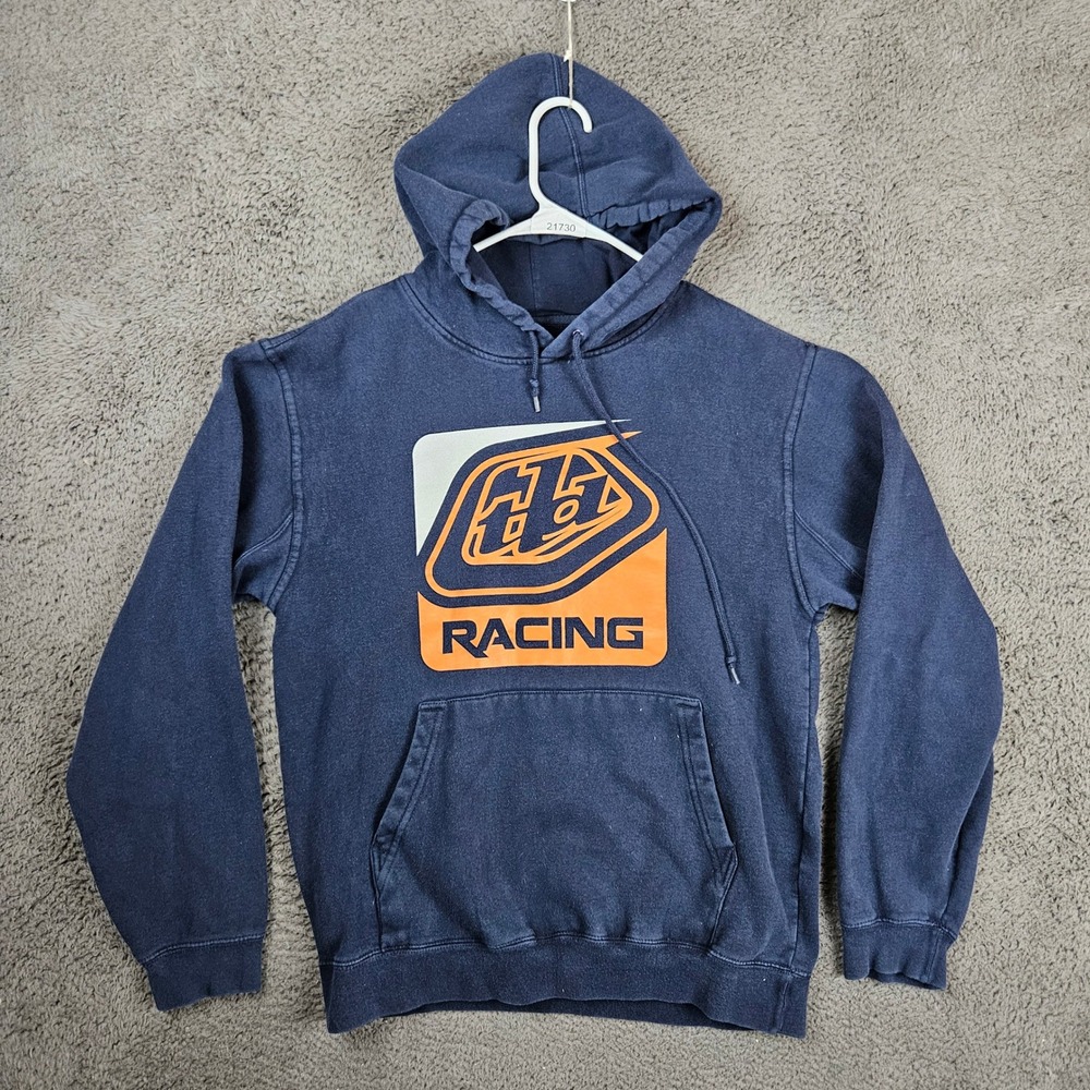 Troy Lee Designs TLD Racing Mens Medium Blue Graphic Pullover Hoodie